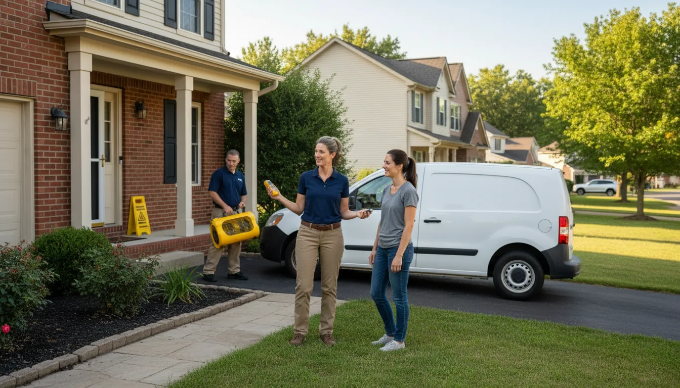 Water restoration image for Flood Water Cleanup, Removal And Restoration Services in Clayville, NY